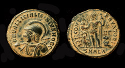 Licinius II, Helmeted Portrait, Rare!